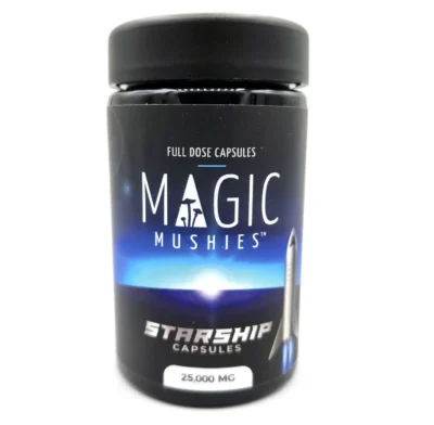 Magic Mushroom Starship Capsules 500mg (Premium Blend) - Image 3