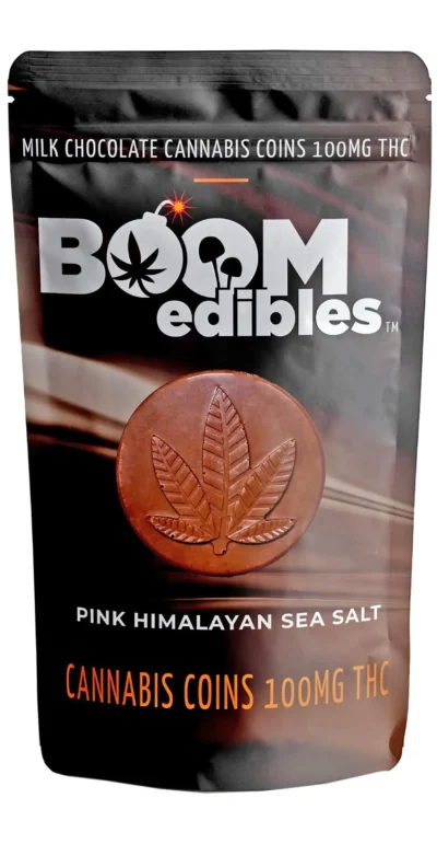 Cannabis Coins Himalayan Pink Sea Salt | 100mg THC