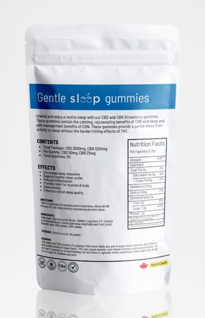 Sleep Gummies CBD & CBN - Strawberry - (50 Pack) - Image 2